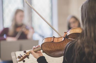 Violin student